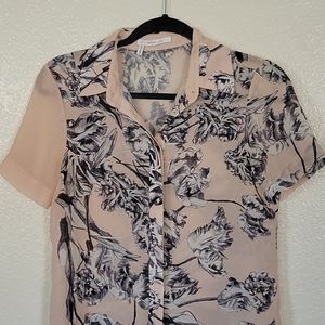 Derek Lam 10 Crosby sheer blouse